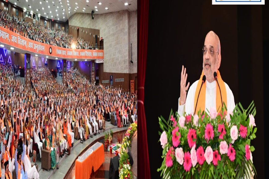 पन्ना प्रमुखों को अमित शाह की सलाह,बीमा एजेंट की तरह करें काम,कांग्रेसियों को तोड़ें