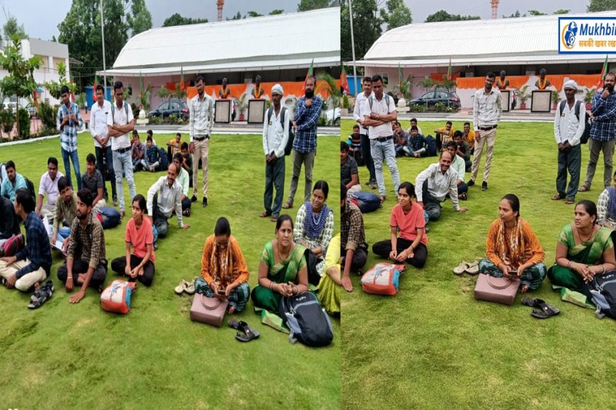 शिक्षक भर्ती अभ्यार्थियों ने नियुक्ति की मांग के लिए किया विरोध प्रदर्शन