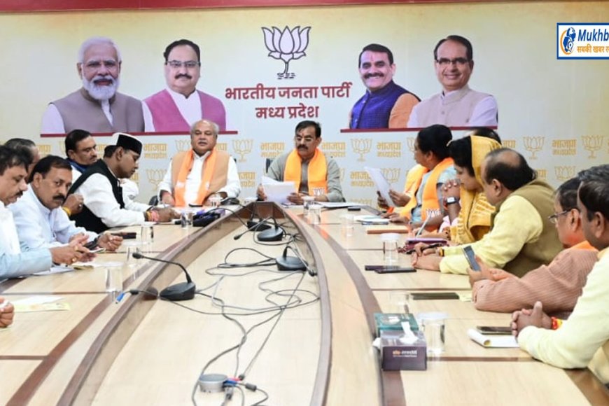 कार्यकर्ता महाकुंभ की तैयारियों में जुटी भाजपा,प्रदेश कार्यालय में हुई बैठक