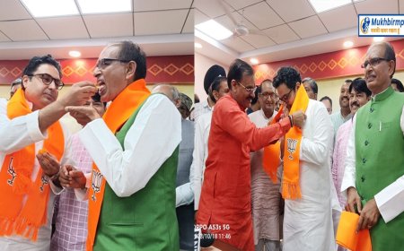 श्रीनिवास तिवारी के पोते सिद्धार्थ तिवारी ने ली बीजेपी की सदस्यता,त्योंथर से लड़ेंगे चुनाव