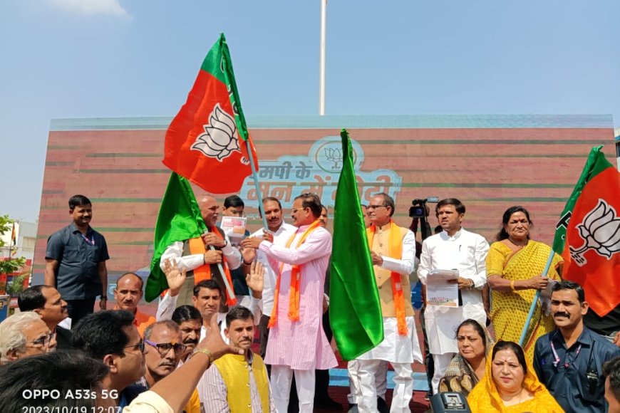 'अबकी बार फिर भाजपा सरकार' रथ होंगे 50 हजार,'विकास की बात करेंगे बार-बार