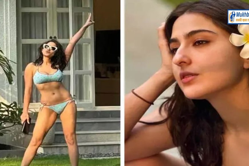 बॉलीवुड एक्टर सारा अली खान ने वेस्टर्न लुक में ढाया कहर