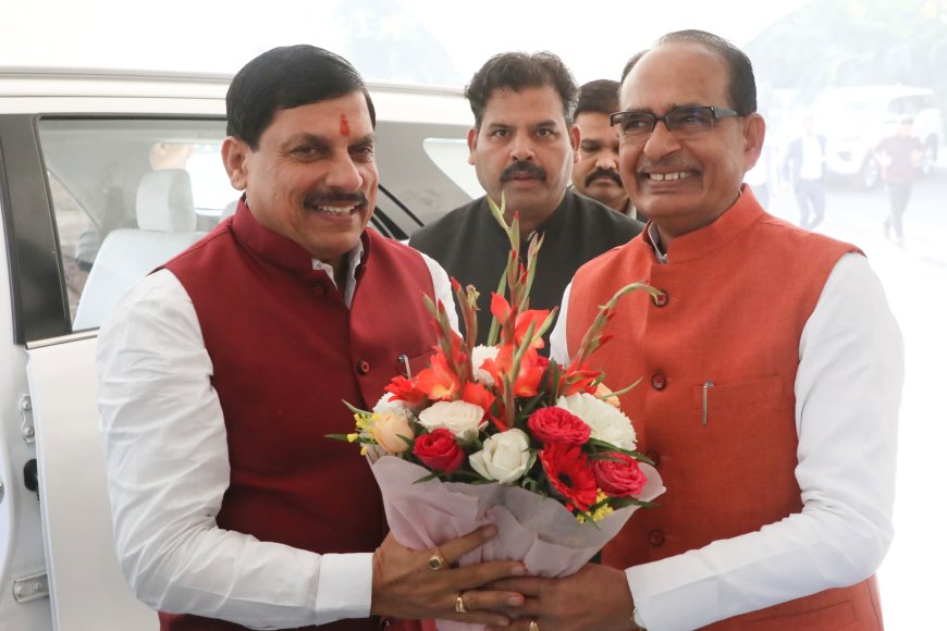 मुख्यमंत्री मोहन यादव ने की पूर्व सीएम शिवराज सिंह चौहान से मुलाकात