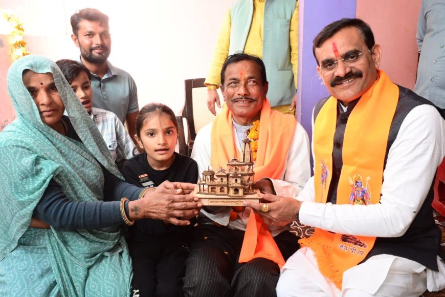 राम मन्दिर से जुड़े कारसेवक से मिलने के बाद बीजेपी प्रदेश ने ब्यक्त किया उद्गार