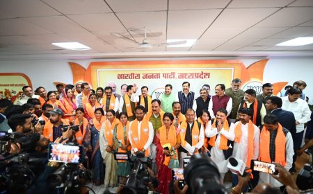 कांग्रेस मुक्त भारत,कांग्रेस युक्त भाजपा,कांग्रेस के सैकड़ों लोग एकसाथ भाजपा में हुए शामिल