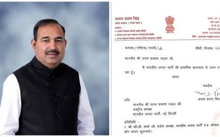 विंध्य में बीजेपी को बड़ा झटका,ठाकुरों ने किया किनारा,भेदभाव के चलते सांसद अजय प्रताप ने छोड़ी पार्टी