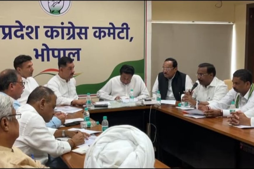 कांग्रेस की बैठक से नदारत रहे कई नेता,तिनका-तिनका जोड़ने में लगे पीसीसी चीफ पटवारी