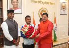 हॉकी खिलाड़ी विवेक सागर का मुख्यमंत्री डॉ. मोहन यादव ने किया सम्मान