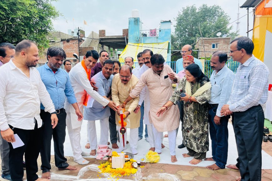 विधायक भगवानदास सबनानी ने किया विकास कार्यों का भूमि पूजन