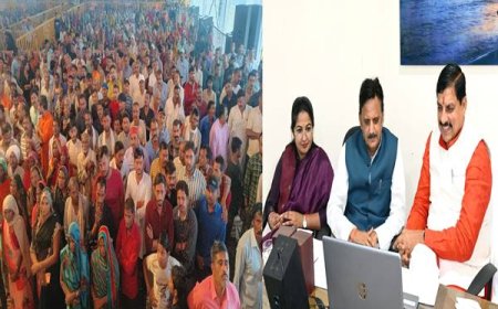श्रीनिवास तिवारी के जन्मदिन पर रीवा में सीएम ने दी करोड़ों के विकास कार्यों की सौगात,भाजपा ने मोदी का मनाया जन्मदिन