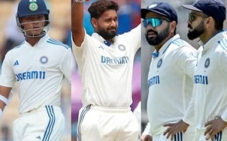 ऋषभ पंत की टेस्ट रैकिंग में बड़ी छलांग,टॉप टेन में हुए शामिल,रोहित विराट हुए बाहर
