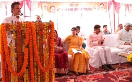 रीवा की कृषि मंडी को ए-ग्रेड मंडी बनाने का उप मुख्यमंत्री राजेन्द्र शुक्ल ने किया दावा,15 करोड़ 64 लाख रुपये के कार्यों का किया भूमिपूजन