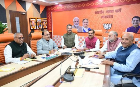 भाजपा जिला अध्यक्षों पर फंसा पेंच,अब भोपाल में होगी रायशुमारी फिर दिल्ली से होगी घोषणा