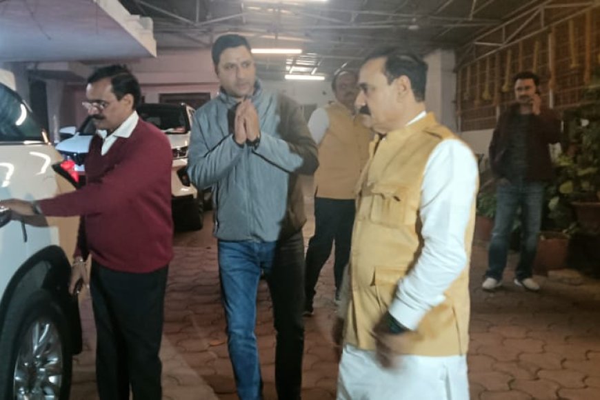 बीजेपी अध्यक्ष वीडी शर्मा ने सुमित पचौरी की पूर्व गृह मंत्री डॉ. नरोत्तम मिश्रा से कराई मुलाकात,मायने निकालने में जुटे लोग