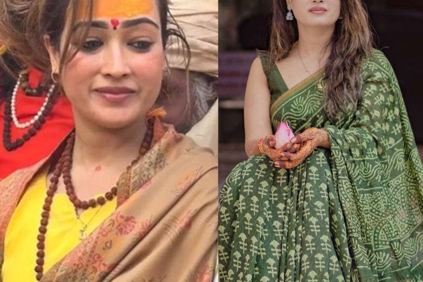 कुंभ में संत की 'खूबसूरती' बनी चर्चा का विषय,आखिर एक एंकर क्यों बनी संत