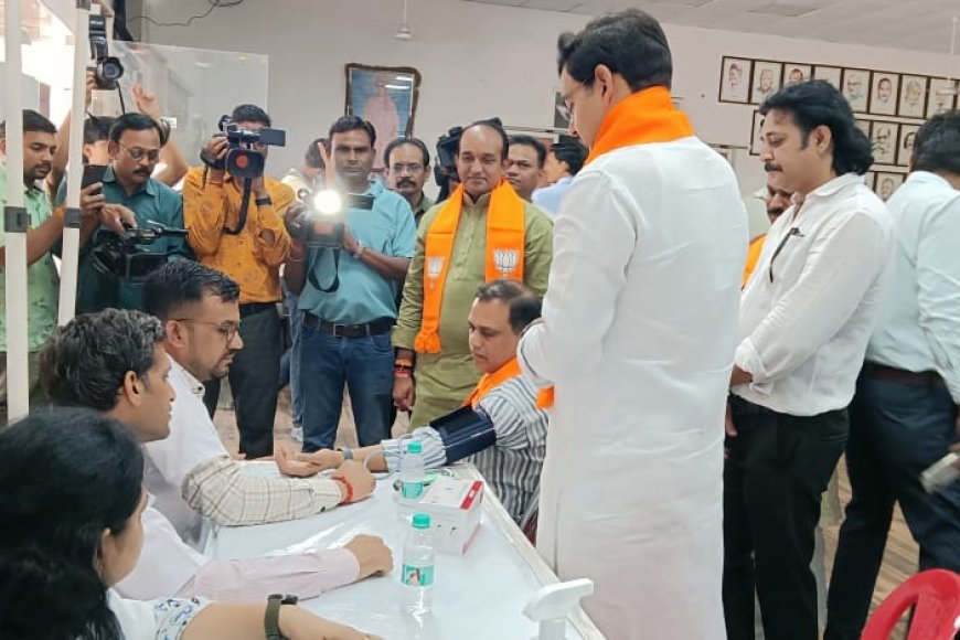 विवादित बयानों से बीजेपी का बढ़ा 'बीपी और ब्लड प्रेशर' दो हजार जगहों पर कार्यकर्ताओं का हुआ स्वास्थ परीक्षण