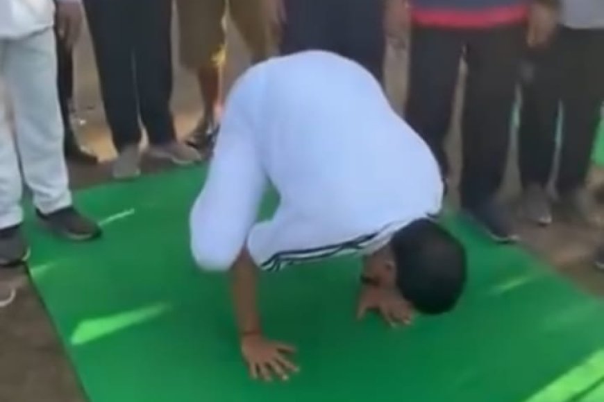 सीएम का एक मिनट का 'मयूर' आसन तीन दिनों पर पड़ा भारी,अनुशासन का पाठ पढ़ने गए सांसद-विधायक फिटनेस का पढ़ आए पाठ