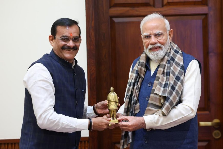 बीजेपी के पूर्व अध्यक्ष वीडी शर्मा की केन्द्रीय नेताओं से मुलाकात ने सियासी सिहरन के बीच बढ़ी 'गर्मी'