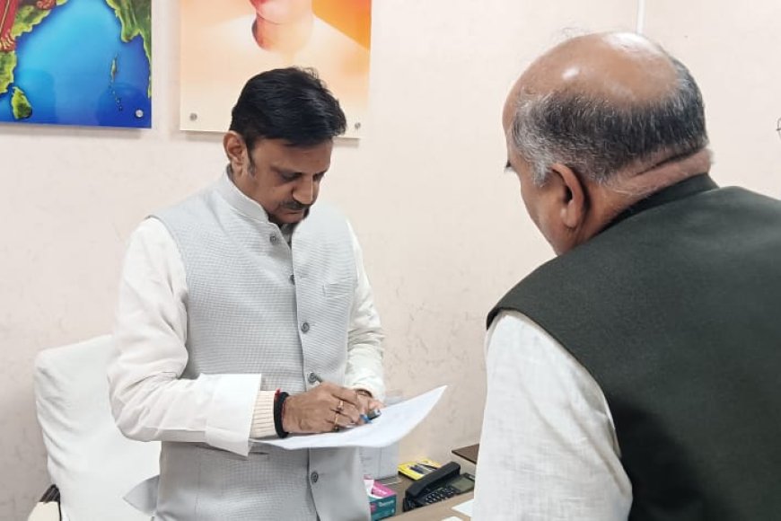 समय से पहले भाजपा कार्यालय पहुंचे डिप्टी सीएम राजेन्द्र शुक्ल दूसरे मंत्री रहे 'नदारत'
