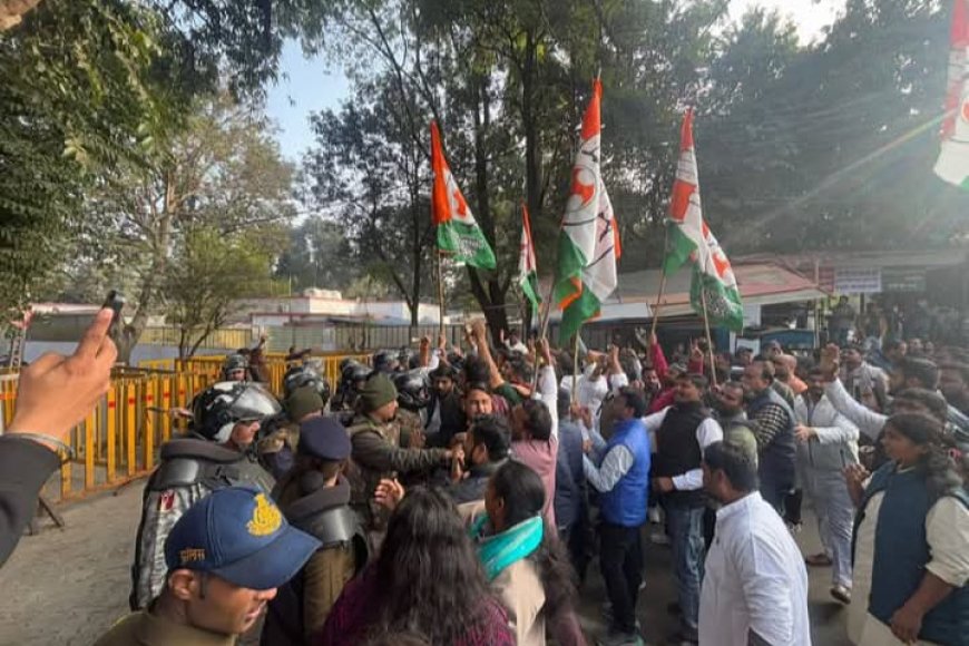 'ब्राह्मणों' के अपमान पर मौन कांग्रेस आदिवासियों के अपमान पर भाजपा को दिखाएगी 'औकात'