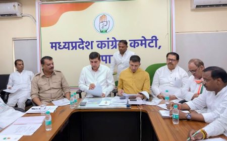 कांग्रेस नेतृत्व जिला अध्यक्षों की लेगी 'थाह' वरिष्ठ नेता संभालेंगे मोर्चा जिला अध्यक्षों के कार्यक्षमता की लेंगे परीक्षा