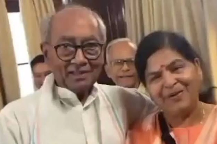 दिग्विजय सिंह का बदला अंदाज बोले-'मैं घोर सनातनी' ऊषा ठाकुर के सामने किया ऐलान